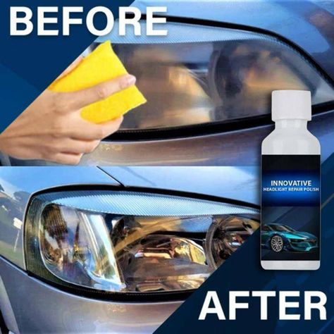 Buy Headlight Renewals Polish Car Repair Kit Headlight Repair Liquid Cleaning 20ml at affordable prices — free shipping, real reviews with photos — Joom Cleaning Headlights On Car, Headlight Cleaner, Headlight Restoration Kit, How To Clean Headlights, Headlight Restoration, Headlight Lens, Car Polish, Multipurpose Cleaner, Car Headlight