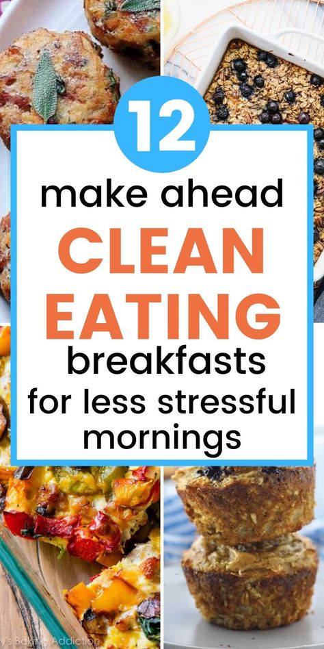 Make Ahead Healthy Breakfast, Clean Eating Breakfast Ideas, Make Ahead Breakfast Ideas, Clean Breakfast, Breastfeeding Foods, Dinner Salad, Eating Breakfast, Clean Eating Breakfast, Sweet Potato Breakfast