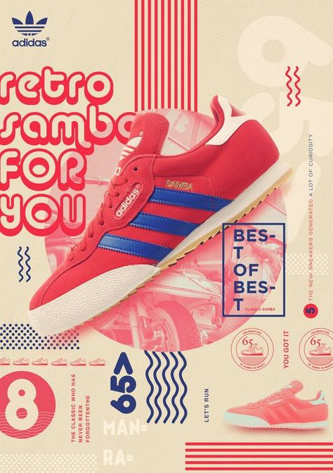 Retro Sneaker Poster, Long Poster Design, Adidas Design Graphic, Adidas Poster Design, Adidas Graphic Design, Shoes Poster Design Ideas, Sneakers Poster Design, Adidas Advertisement, Shoe Graphic Design