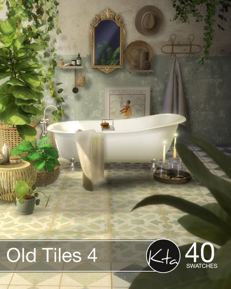 Sims 4 cc Old Tiles, Kerbal Space Program, Victorian Floor, Sims 4 Build, Sims 4 Cc, Maxis Match, Sims 4 Mods, The Sims 4, Sims Cc