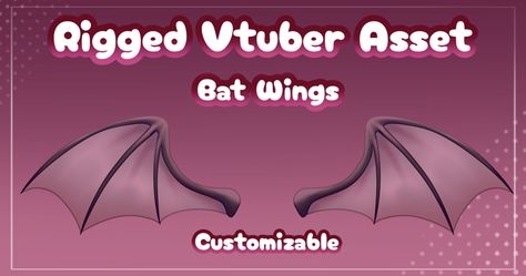 Vtuber Asset Bat wings - Tigrelionl 's Ko-fi Shop - Ko-fi ❤️ Where creators get support from fans through donations, memberships, shop sales and more! The original 'Buy Me a Coffee' Page. Free Vtuber Asset Finds, Free Vtuber Asset, Bat Vtuber, Twitch Assets, Vtuber Ideas, Vtuber Assets, Vtuber Model, Twitch Channel, Bat Wings