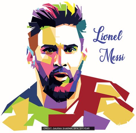 fdwds Lionel Messi Posters, Illustration Pop Art, Messi Poster, Wpap Art, Soccer Art, Lionel Andrés Messi, Messi Argentina, Pop Art Portraits, Geometry Art