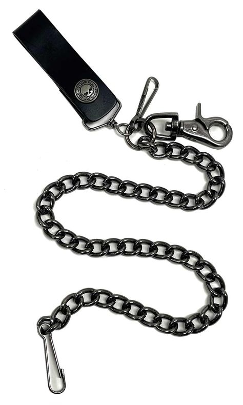 PRICES MAY VARY. Harley-Davidson Men's Willie G Wallet Chain Dark Nickel Finish Secure clips on each side Heavy-duty 18" chain 24" total length Extremely well constructed chain Harley-Davidson Willie G Skull 21 in Wallet Chain, BWC2003-SKULL. Great looking dark nickel finish on chain, with lobster claw, and clasp. Goes perfect with any wallet. Features leather flap, with Willie G Skull metal emblem. Durable clips on each side. Heavy-duty 18" chain, total length with clasp, and flap is 24". Extre Men’s Accessories, Willie G Skull, Skull Wallet, Wallet Chains, Goth Scene, Mens Belt, Bible History, Harley Davidson Men, Branded Wallets