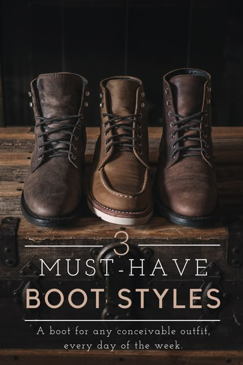 Mens Casual Boots Outfits, Thursday Boots Men Outfits, Good Hiking Boots, Work Boots Outfit, Mens Fall Boots, Mens Rugged Boots, Casual Boots Outfit, Mens Casual Boots, Outfits For Party