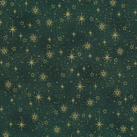 Stof Christmas - Star Sprinkle 4599-801 by Stof Fabrics Free Wedding Invitation Templates, Star Sprinkles, Dark Christmas, Quilt Fabric Collections, Star Background, Celestial Art, Shabby Fabrics, Collage Background, Fabric Collections