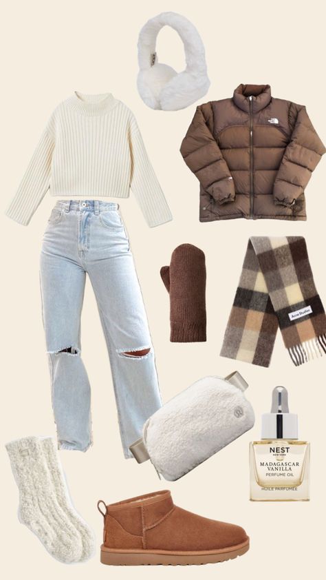 Clothes For Winter Aesthetic, Winter Clothes Inspo Aesthetic, Winter That Girl Aesthetic, December Fashion Outfits, Cute Outfits For New York Winter, Downtown Chicago Outfit Winter, Winter Outfits For The City, Outfit Inspo Aesthetic Fall, Cute Winter/fall Outfits