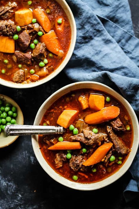 Beef Broth Soup Recipes, Broth Instant Pot, Beef Stew Video, Bone Broth Soup Recipes, Bone Broth Instant Pot, Instant Pot Beef Stew Recipe, Stew Recipes Crockpot, Beef Stew Ingredients, Instant Pot Beef Stew