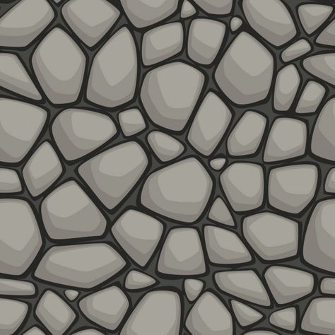 Textura de piedra cartoon vector gratuit... | Free Vector #Freepik #freevector #piso-piedra #piedra #granito #fondo-granito Rocks Background, 2d Texture, Cartoon Texture, Stones Texture, Stone Texture Wall, Ground Texture, Rock Pattern, Pattern Stone, Game Textures