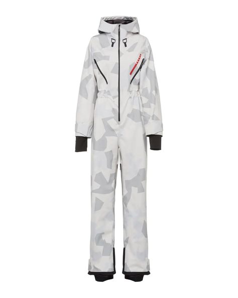 Prada Ready To Wear, Ski Suit, Suit Women, Ski Suits, Camouflage Print, Ready To Wear Collection, Camo Print, Fashion Collection, Camouflage