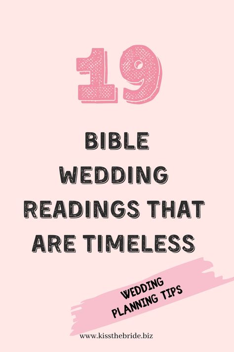 Bible Reading Wedding, Scripture Reading For Wedding, Spiritual Wedding Ceremony Script, Wedding Ceremony Scripture, Biblical Wedding Readings, Bible Passages For Wedding Ceremony, Christian Wedding Officiant Script, Wedding Readings Ceremony, Bible Reading For Wedding Ceremony