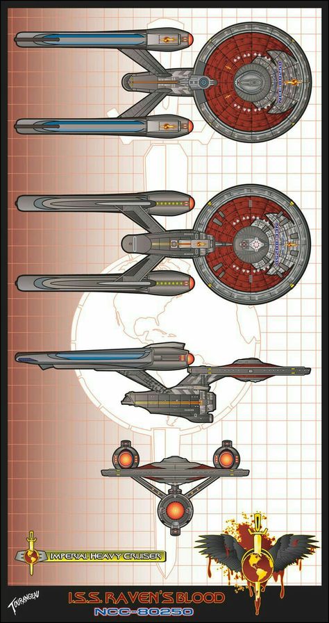 Terran Empire, Star Trek Rpg, Mirror Universe, Dark Mirror, Starfleet Ships, Heavy Cruiser, Star Trek Beyond, Star Trek Images, Star Trek Art