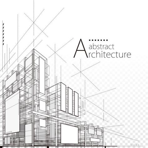 Best Architect Illustrations, Royalty-Free Vector Graphics & Clip Art - iStock Building Construction Portfolio Cover Page, Construction Illustration Architecture, Line Art Building Illustration, Architect Graphic Design, Architecture Cover Design, Architect Business Card Design, Building Illustration Architecture, Line Art Building, Building Line Drawing