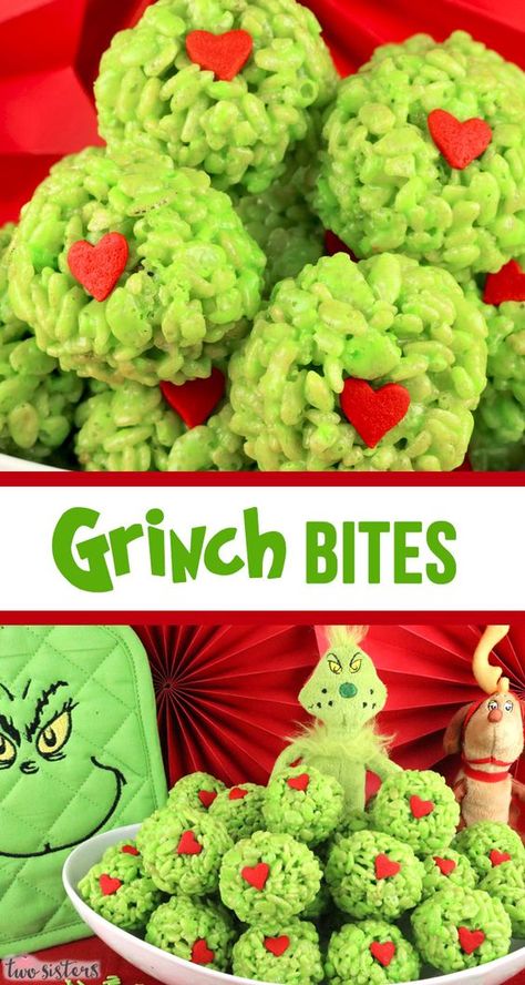 Christmas Desserts Recipes, Christmas Kids Gifts, Christmas Bakes, Xmas Desserts, Best Christmas Desserts, Grinch Christmas Party, Grinch Party, Easy Christmas Treats, Christmas Baking Recipes