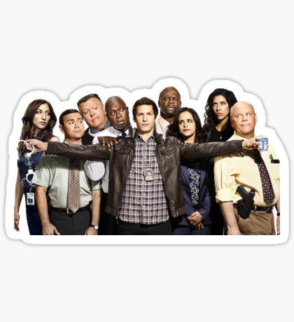 Brooklyn Nine Nine Sticker Brooklyn 99 Stickers Printable, Brooklyn 99 Stickers, Brooklyn Nine Nine Stickers, Movies Stickers, Tumblr Stickers, Phone Stickers, Brooklyn Nine Nine, Pink Logo, Logo Sticker