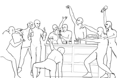 Friend Group Drawing Reference 10, Friend Group Dynamics 10 People, Draw Your Squad Funny 10 People, Draw Your Squad 10 People, Group Character Poses 10 People, Party Drawing Reference, Draw The Squad 6 People, Draw Squad, Draw Your Oc