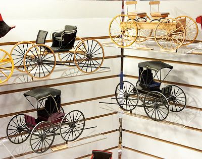 Good Sam Showcase of Miniatures: Terry Harville: Friday Workshop, Buckboards & More Americana Chickens, Draft Horse Carriage, Miniature Wagon, Miniature General Store, Horse With Carriage, Horse Drawn Wagon Plans, Medieval Wagons And Carts, Horse Wagon, Toy Wagon