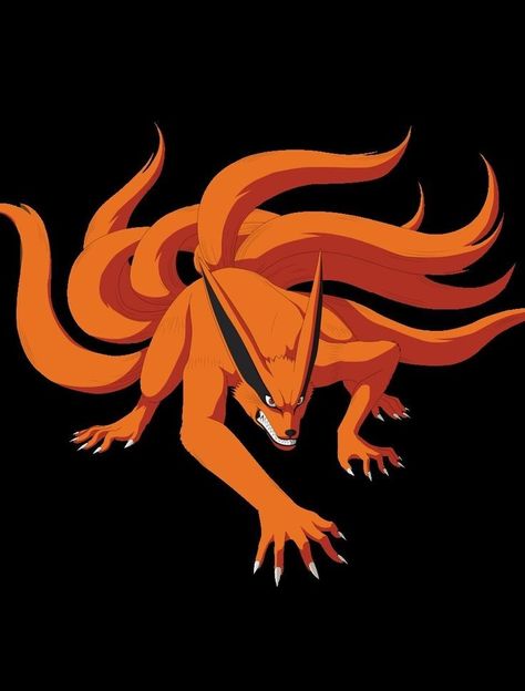 Naruto Nine Tails Tattoo, 9 Tails Naruto, 9 Tailed Fox Naruto, Kurama Tattoo Design, Anime Sewing, 9 Tailed Fox Art, Fox Wallpaper Iphone, Fox Wallpaper Aesthetic, Nine Tailed Fox Naruto