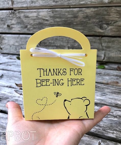 Winnie The Pooh Keepsake, Winnie The Pooh Gift Bags Party Favors, Winnie The Pooh Gift Bags, Winnie The Pooh Thank You Gifts, Pooh Bear Wedding, Winnie The Pooh Birthday Favors, Winnie The Pooh Favor Ideas, Pooh Bear Party Ideas, Winnie The Pooh Decorations Parties