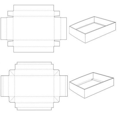 tray_and_lid Box With Lid Template Free Printable, Box With Lid Template, Paper Box With Lid, Box Templates Printable Free, Diy Favor Boxes, Cardboard Box Diy, Box Template Printable, Cardboard Craft, Packaging Template Design