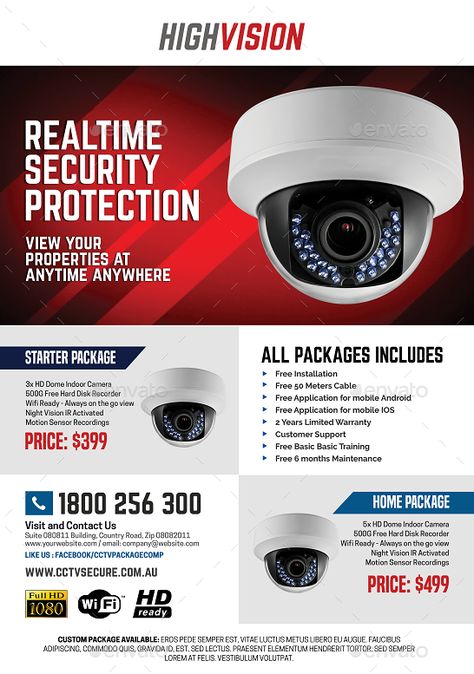 Home and Office CCTV Camera Flyer #Office, #Home, #CCTV, #Flyer Cctv Advertisement Poster, Cctv Brochure Design, Cctv Video, Cctv Security Systems, Cctv Camera Installation, Home Security Camera Systems, Wireless Home Security Systems, Best Home Security, Visiting Card Design