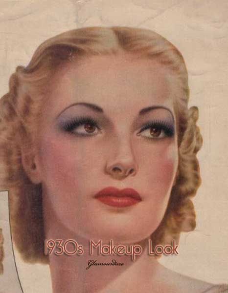 1930s-look                                                                                                                                                                                 More 1930 Makeup Look, 1930’s Makeup, 1930 Makeup, 30s Makeup, 40s Makeup, 1930s Makeup, 1940s Makeup, Historical Makeup, 1920s Makeup