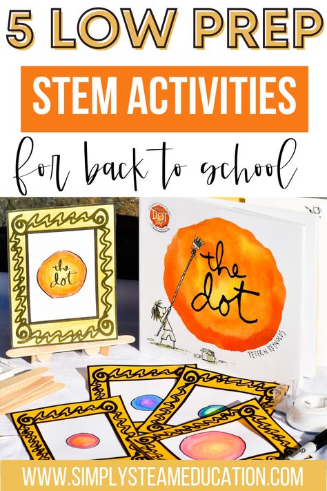 Upper Elementary Steam Activities, Kindergarten Steam Activity, Story Book Stem Challenges, Steam Activities Elementary Low Prep, Stem Activities For Elementary Students, Back To School Steam Activity, 2nd Grade After School Activities, Low Prep Steam Activities, Low Prep Activities Elementary