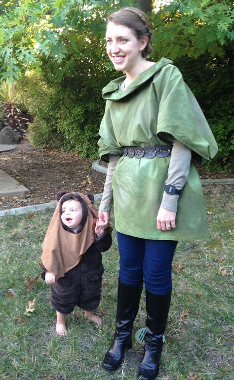 Ewok Costume Diy, Endor Leia, Baby Ewok, Baby Ewok Costume, Forest Moon Of Endor, Ewok Baby, Ewok Costume, Diy Baby Halloween Costumes, Leia Costume