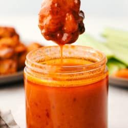 Easy Homemade Buffalo Sauce, Buffalo Chicken Sauce, Buffalo Sauce Recipe, Braised Chicken Breast, Wing Sauce Recipes, Chicken Sauce Recipes, Homemade Buffalo Sauce, The Recipe Critic, Hot Sauce Recipes