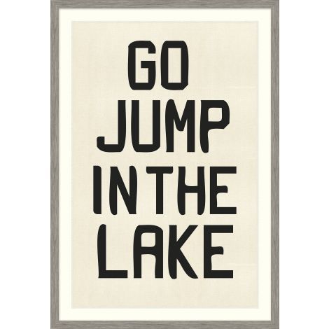 Go Jump in the Lake Fun Lake House Decor, Lake Home Decor, Lake House Cottage, Lake Artwork, Cabin Modern, Lake House Interior, Granola Girl Aesthetic, Resort Lifestyle, Interior Design Commercial