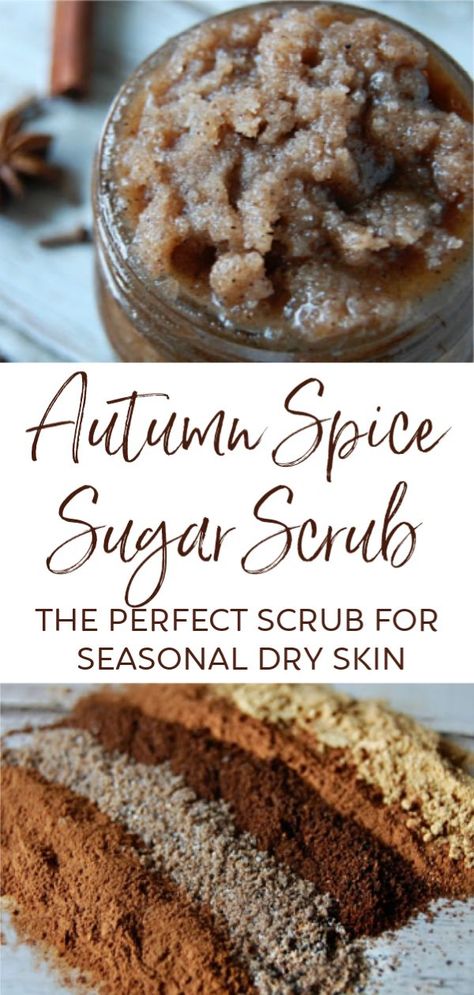 Essen, Chai Drinks, Wax Recipe, Diy Body Scrub Recipes, Diy Sugar Scrub Recipe, Autumn Skincare, Body Scrub Recipe, Sugar Scrub Homemade, Homemade Scrub