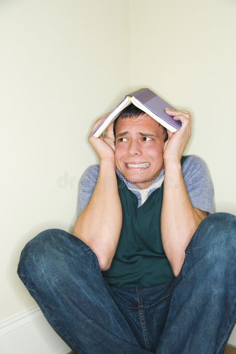 Scared Man. A scared young man sitting in the corner on the floor of a room, cov , #AD, #young, #man, #sitting, #Scared, #Man #ad Scared Person Reference, Cowering In Fear Pose, Scared Reference, Scared Pose Reference, Scared Pose, Funky Poses, Emotion Pictures, Scared Man, Scared Person