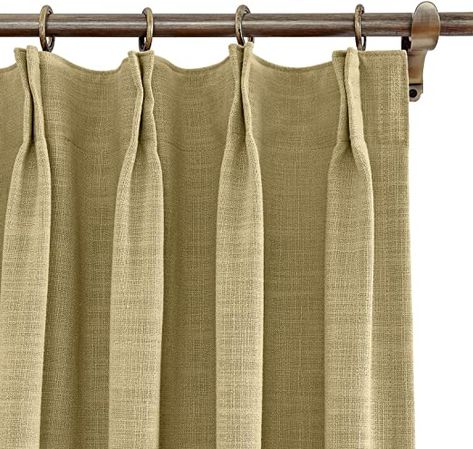 Sliding Door Patio, Extra Wide Curtains, Sliding Door Curtains, Pinch Pleat Drape, Extra Long Curtains, Door Living Room, Patio Door Curtains, Large Curtains, Linen Drapery