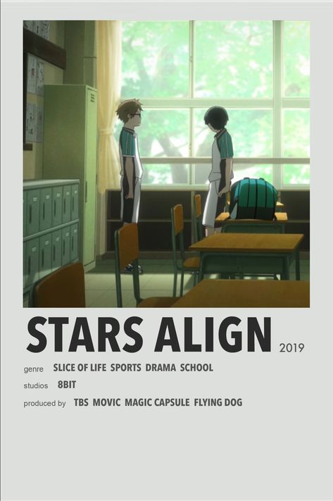 Stars Align Anime, Watch Manga, Anime Recs, Minimalist Anime, Line Art Flowers, Stars Align, Anime Suggestions, Anime List, Film Posters Minimalist