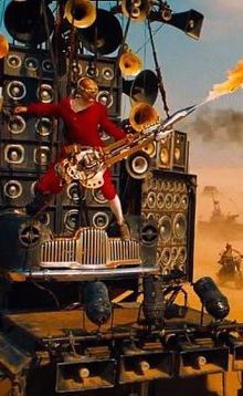 The guitar player from Mad Max: Fury Road After Earth, Guitar Guy, The Road Warriors, Mad Max Fury, I Love Cinema, Mad Max Fury Road, Fury Road, Post Apocalypse, Mad Max