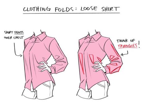 Croquis, Folds On Clothes, How To Draw Shirts, Draw Folds, Draw Clothing, Clothing Folds, Drawing Wrinkles, Shirt Wrinkles, Wrinkled Clothes