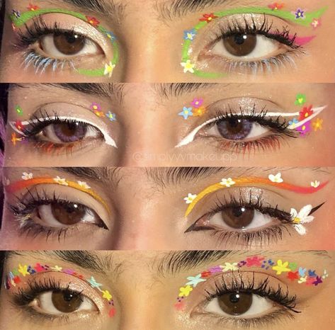 Eyeliner Ideas, Cute Eye Makeup, Graphic Makeup, Eye Makeup Pictures, Makijaż Smokey Eye, Dope Makeup, Eye Makeup Designs, Colorful Eye Makeup, Edgy Makeup