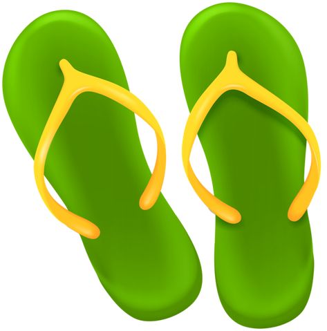 Flip Flop Images, Green Flip Flops, Scrapbook Images, Summer Clipart, Green Sandals, Clip Art Png, Latest Wallpapers, Art Png, Biochemistry