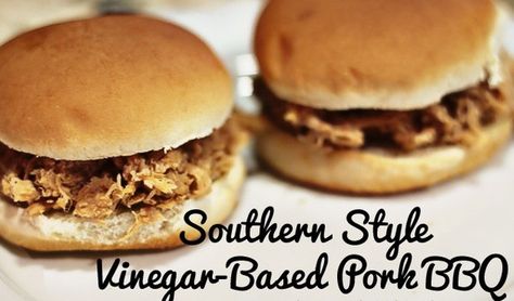 Vinegar Based Pork Barbecue Nc Bbq, Carolina Bbq, Bbq Recipe, Pork Bbq, Cooking Healthy, Crock Pot Slow Cooker, Bbq Pork, Crock Pot Cooking, Pork Dishes