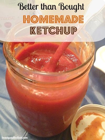 All Natural Homemade Ketchup Ketchup Recipes, Homemade Ketchup Recipes, Ketchup Recipe, Ready Meals, Homemade Ketchup, Homemade Condiments, Making Stuff, Diy Things, Food Info