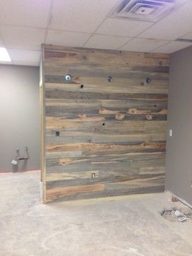 Wall panelling - contemporary - Spaces - Denver - Elton R Construction Blue Pine Walls, Blue Pine, Beetle Kill Pine, Pine Wood Walls, Narrow Living Room, Pine Walls, Diy Entryway, Pine Design, Living Room Mirrors