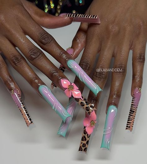 Long Xl Nails, Maximalist Acrylic Nails, Fall Junk Nails, Long Junk Nails, Xl Long Acrylic Nails, Xxl Acrylic Nails, Super Long Nails, Xl Nails, Luv Nails