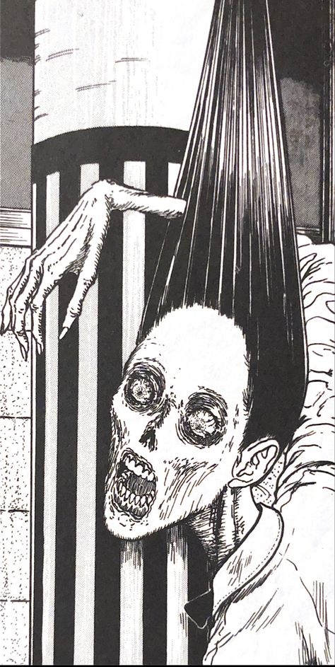 Uzumaki Manga Junji Ito, Junji Ito Manga Icon, Spiral Into Horror, Uzumaki Manga, Ito Junji, Creepy Core, Arte Peculiar, Japanese Horror, Love Wallpapers Romantic