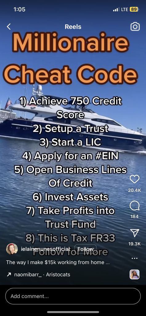 Millionaire Cheat Code, Credit Hacks, Accounting Education, Tax Time, Ways To Get Money, Full Life, Investment Tips, Finance Investing, Line Of Credit