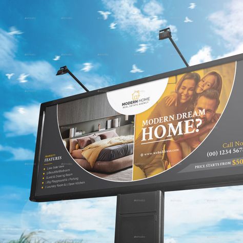 Real Estate Billboard Property Billboard Design, Anniversary Billboard Design, Creative Hoarding Design, Real Estate Billboard Design Ideas, Hoarding Design Advertising, Real Estate Hoarding Design, Hoarding Design Creative, Billboard Design Advertising, Real Estate Advertising Design