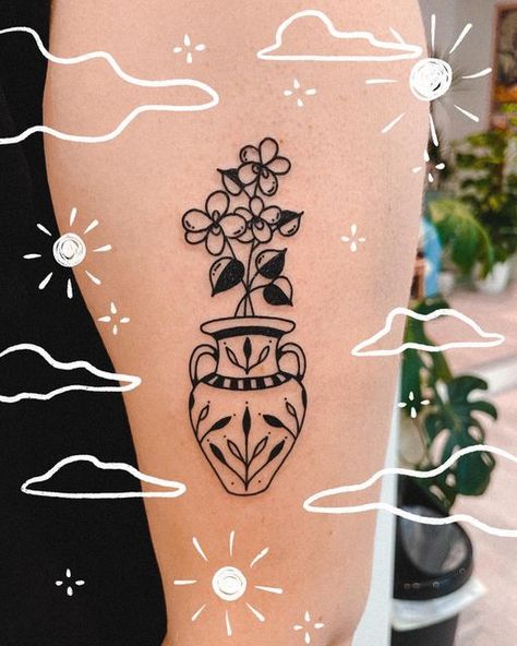 Flower Vase Tattoo Simple, Simon Tattoo, Pot Tattoo, Vase Tattoo, Laser Removal, Vase With Flowers, Tattoo Fails, Bad Tattoos, Face Tattoo