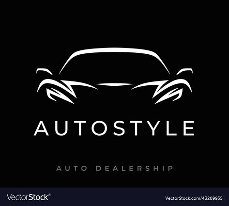 Logos, Car Silhouette Logo, Car Dealership Logo Ideas, Auto Dealership Logo, Car Logo Design Ideas Brand Identity, Auto Logo Design Ideas, Car Business Logo, Logo Car Design, Car Logo Design Ideas