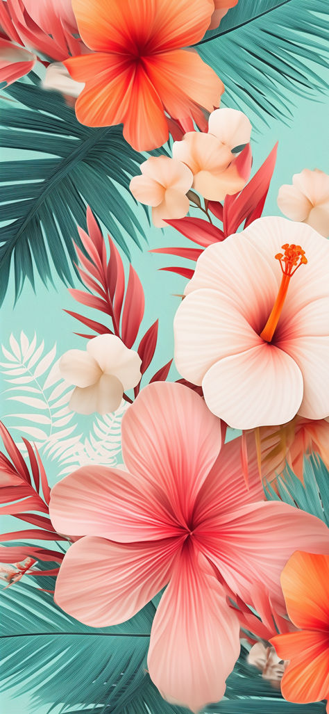 Tropical Flowers Background, Polynesian Wallpaper, Hawaiian Wallpaper Iphone, Hawaiian Flower Wallpaper, Pink Tropical Wallpaper, Tropical Flower Wallpaper, Hawaiian Wallpaper, Tropical Flowers Illustration, Hawaii Wallpaper