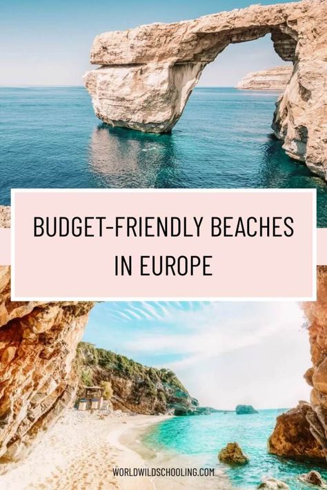 12 Cheap Beach Destinations in Europe 28 European Beach Vacation, Cheap Travel Destinations Europe, European Beaches, Cheap Europe Destinations, Beaches In Europe, Cheap European Vacations, Budget Beach Vacation, Cheap Tropical Destinations, Inexpensive Beach Vacations