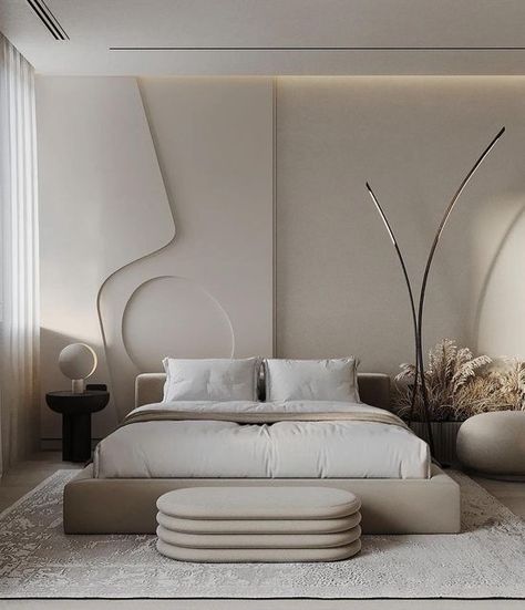 𝐃𝐑𝐔𝐗𝐈𝐈 𝐃𝐞𝐬𝐢𝐠𝐧𝐬 on Instagram: "What do you think about this lovely bedroom? • @yasmeen_wassim follow @druxiidesigns designs for daily inspo #druxiidesigns #interiors #interiordesign #interiorinspo #worldofinteriors #instahome #interiorstyle #vogueliving #homeinspo #interiordecor #homedecor" Minimal Bedroom Interior, Minimal Bedroom Design, Hotel Bedroom Design, Beige Bedroom Decor, Contemporary Bedrooms, Guest Bedroom Design, Minimal Bedroom, Modern Luxury Bedroom, Hotel Room Design