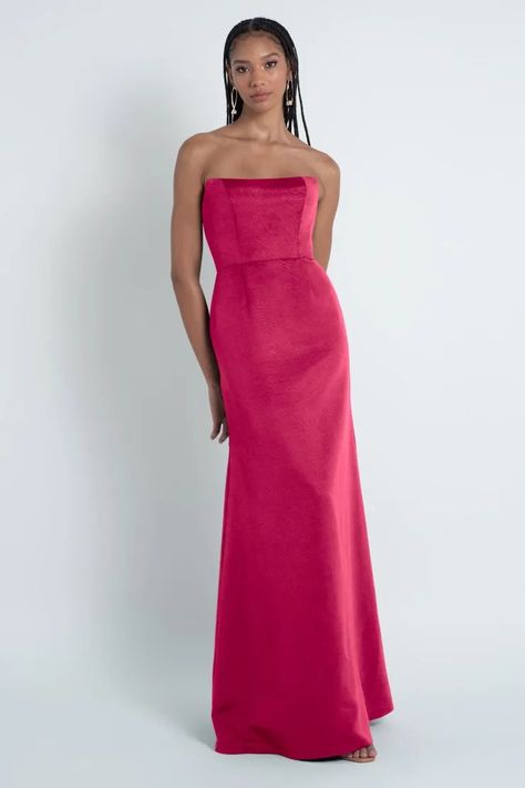 Jenny Yoo Online Store - Best Bridesmaids, Bridal Party and Convertible Dresses, Plus Sizes Modern Bridesmaids, Faille Fabric, Modern Bridesmaid Dresses, Jenny Yoo Bridesmaid, Bella Bridesmaid, Fit And Flare Skirt, Jenny Yoo, Convertible Dress, Flare Skirt